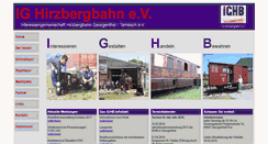 Desktop Screenshot of hirzbergbahn.info